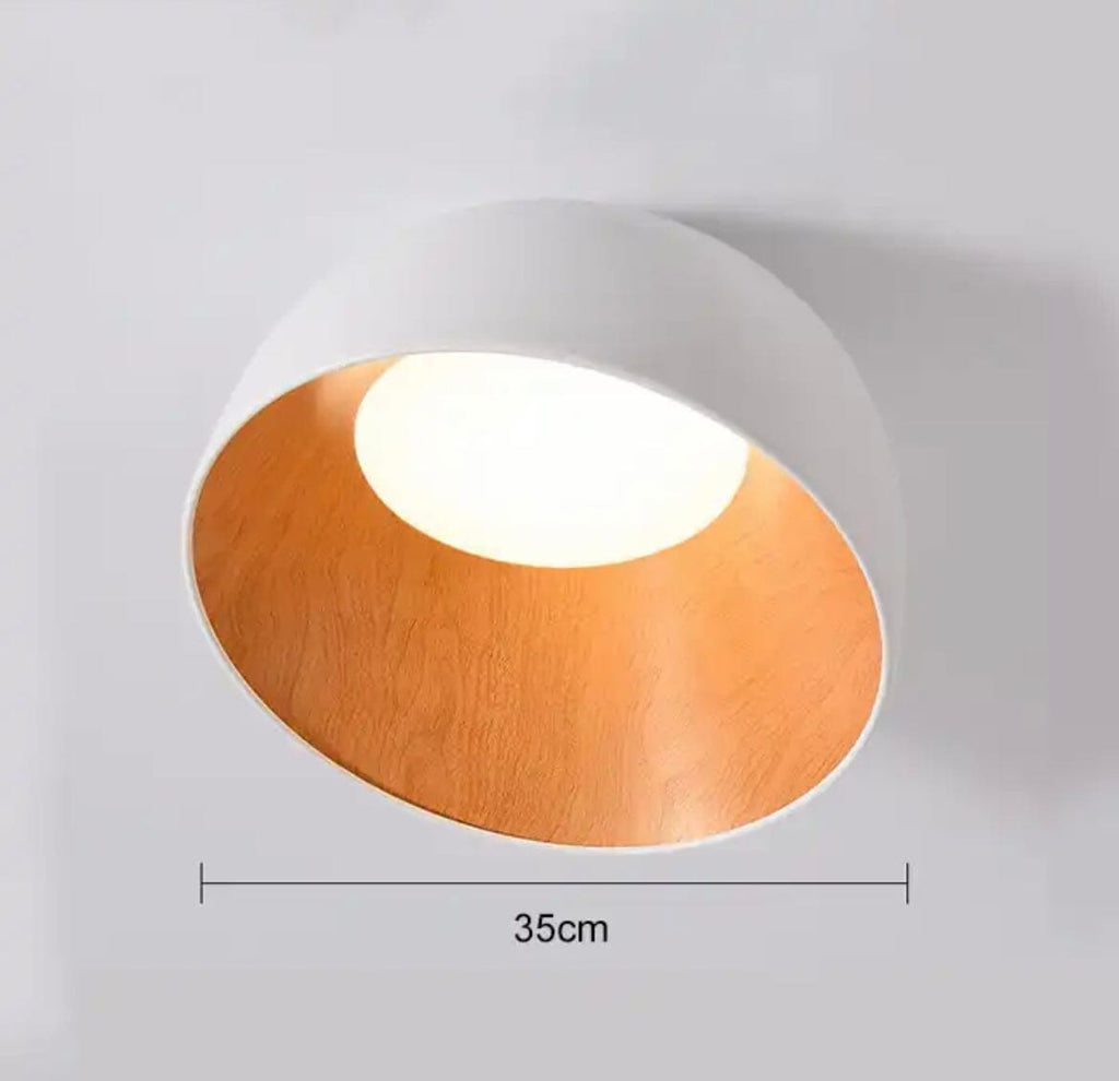 Creative Woodgrain Indoor LED Chandelier
