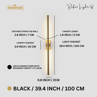 Minimalist Nordic Linear Wall Lamp