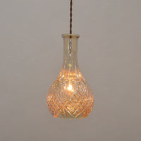 Glass Wine Bottle LED Pendant Lamp