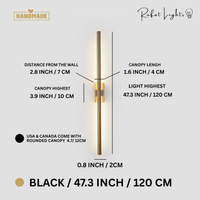 Minimalist Nordic Linear Wall Lamp