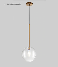 Gradient Glass Ball Pendant Lights