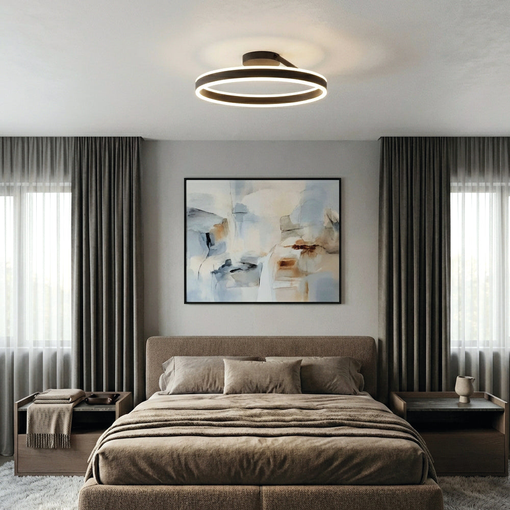 Nordic LED Designer Single Circle Chandelier