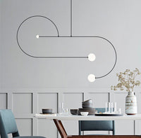 Nordic Geometric Luminaire Design Line