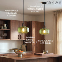 Enchanting Japanese Glass Pendant Light