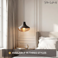 Vintage Stripe Glass Pendant Lights