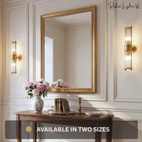 Luxury Crystal Gold Glass Rod Wall Lamps