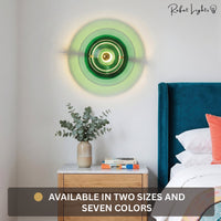 Colorful Layered Acrylic Glass Wall Light