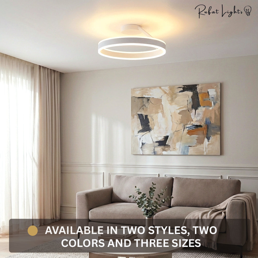 Nordic LED Designer Single Circle Chandelier