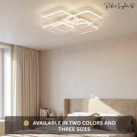 Rectangle Acrylic Aluminum Ceiling Chandeliers