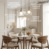 Elegance Glass Lampshade Pendant Lights