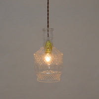Glass Wine Bottle LED Pendant Lamp