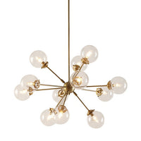 Oversized 12 Globe Bulbs Chandelier