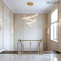 Modern LED Rings Circle Hanging Chandelier