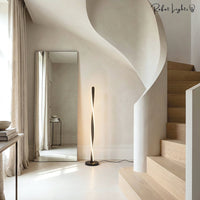 Modern Spiral Long Line Dimmable Floor Lamp