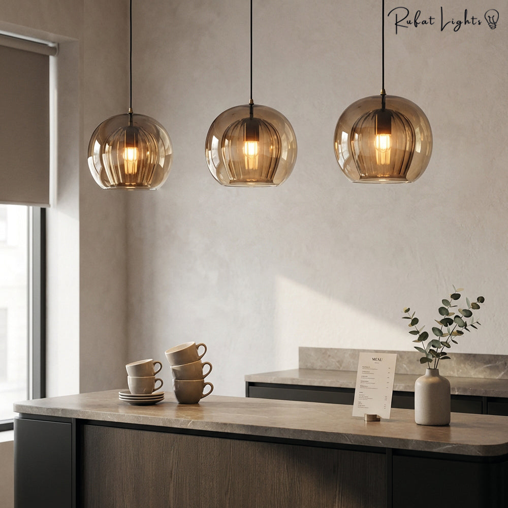Glass Hanging Pendant Light