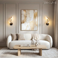 Nordic Magpie Art Design Golden Bird Wall Lights