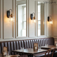 Industrial Style Glass Funnel Wall Lamps