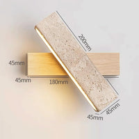 Travertine Wall Lamp