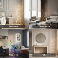 Nordic Ring Design Led Floor Lamp
