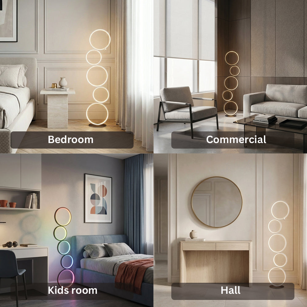 Nordic Ring Design Led Floor Lamp