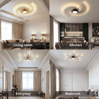 Modern Full Star Shine Rays Chandelier Lamps