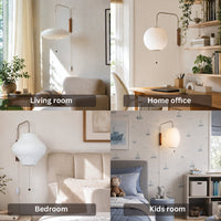 Japanese Inspired Nelson Ball Wall Light