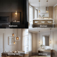 Modern Loft Glass Ball Pendant Light