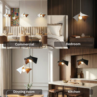 Vintage Wood Grain Ceiling Pendant Lamps