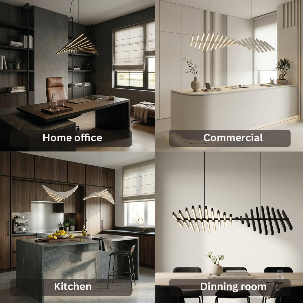 Modern LED Human DNA Style Chandeliers Light