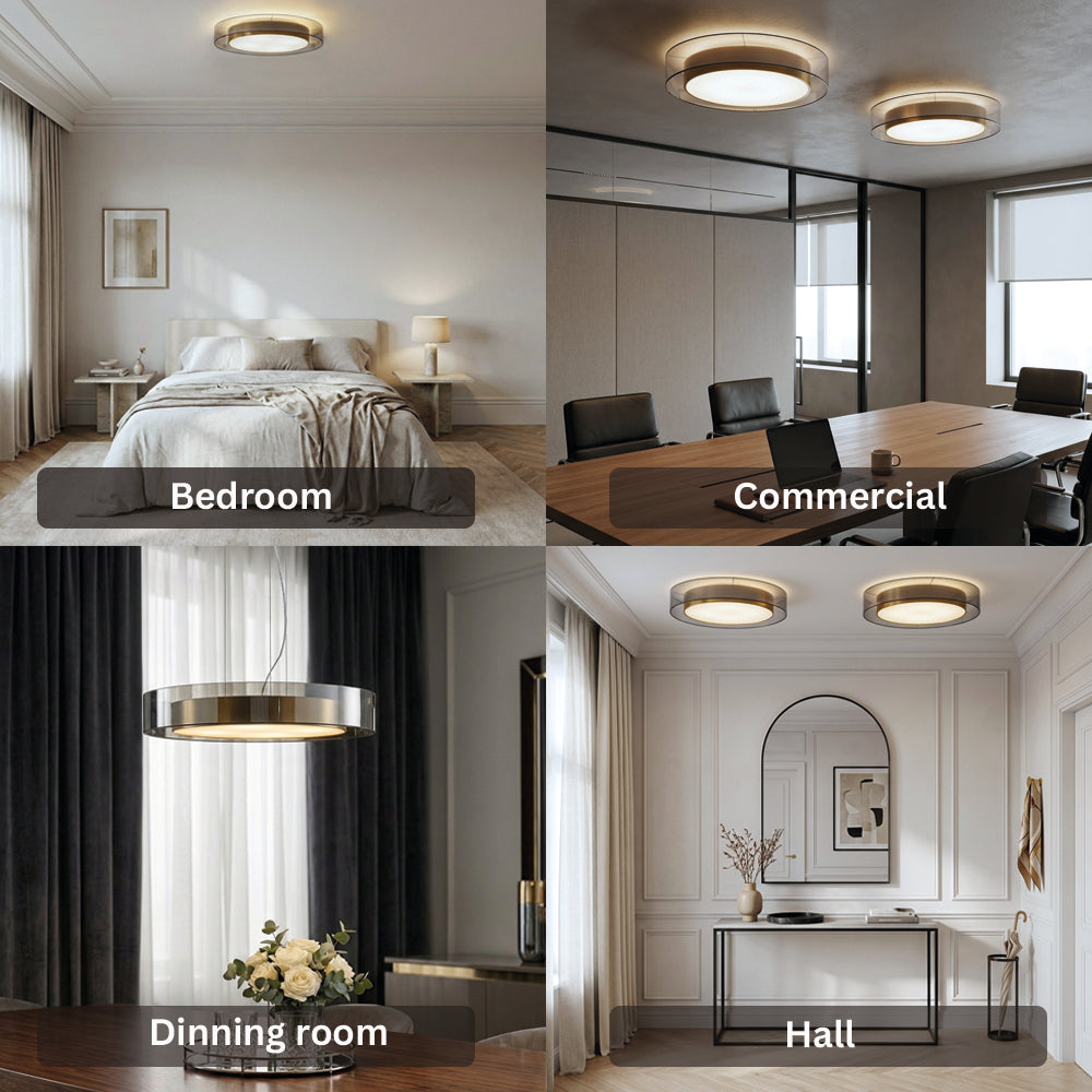 Nordic Luxury Metal Copper Pendant Lights