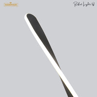 Modern Spiral Long Line Dimmable Floor Lamp