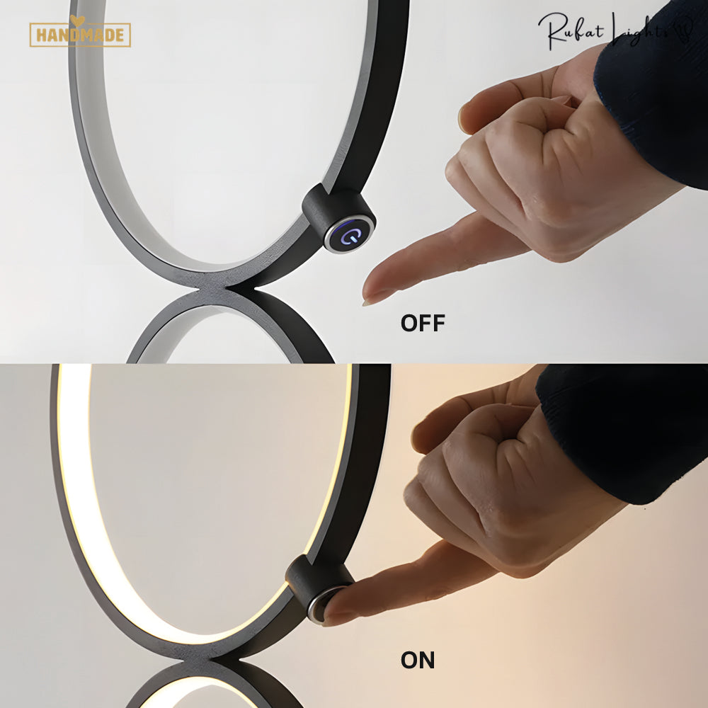 Nordic Ring Design Led Floor Lamp