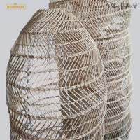 Japanese Serenity Bamboo Shade Pendant Lamp