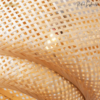 Hand Knitted Weaving Bamboo Pendant Lamp
