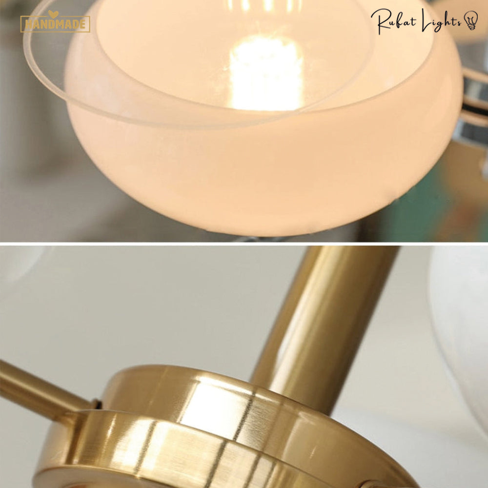 Bauhaus Modern French Chandelier