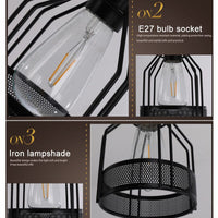 Industrial Style Loft Multi-Heads Chandelier Lamp