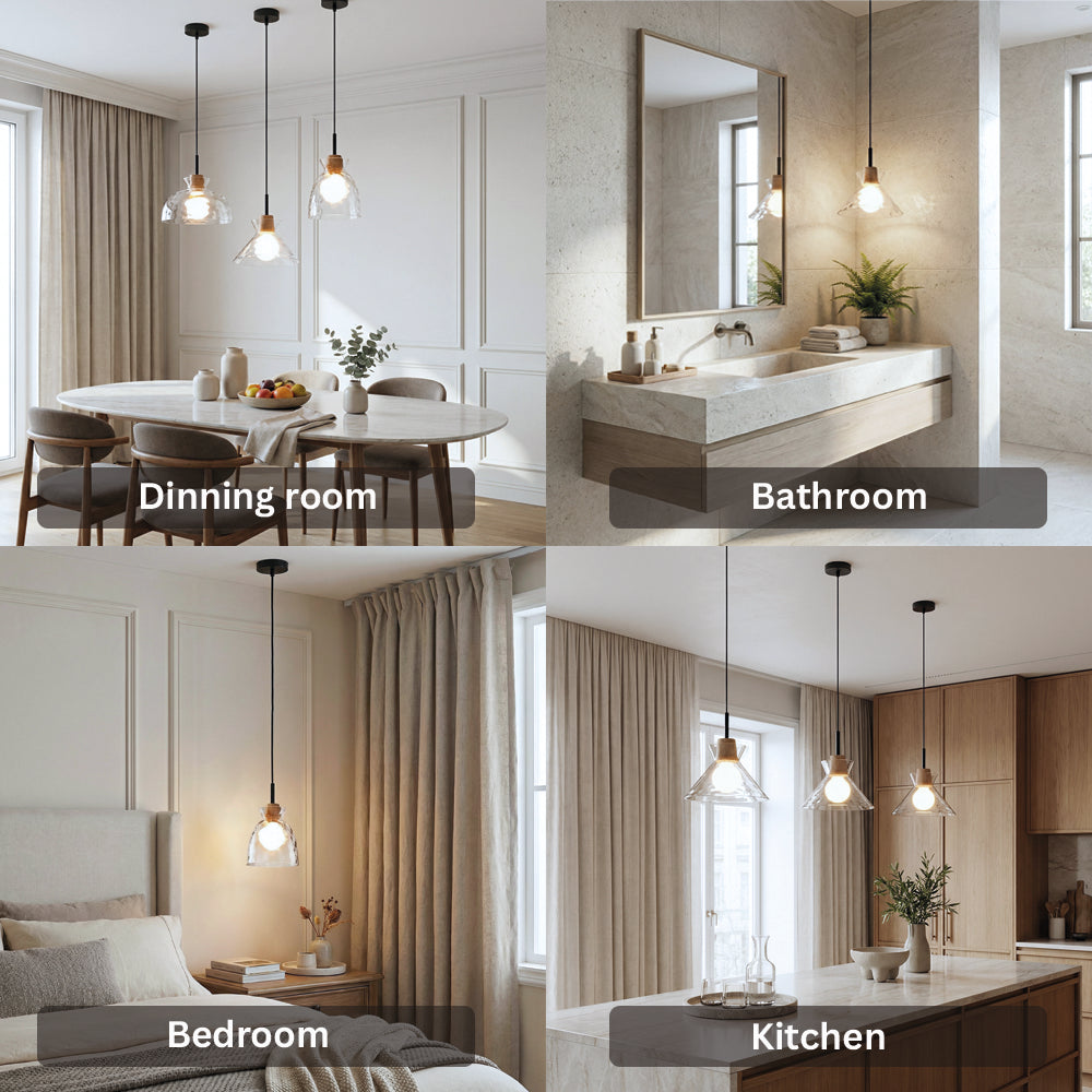 Elegance Glass Lampshade Pendant Lights