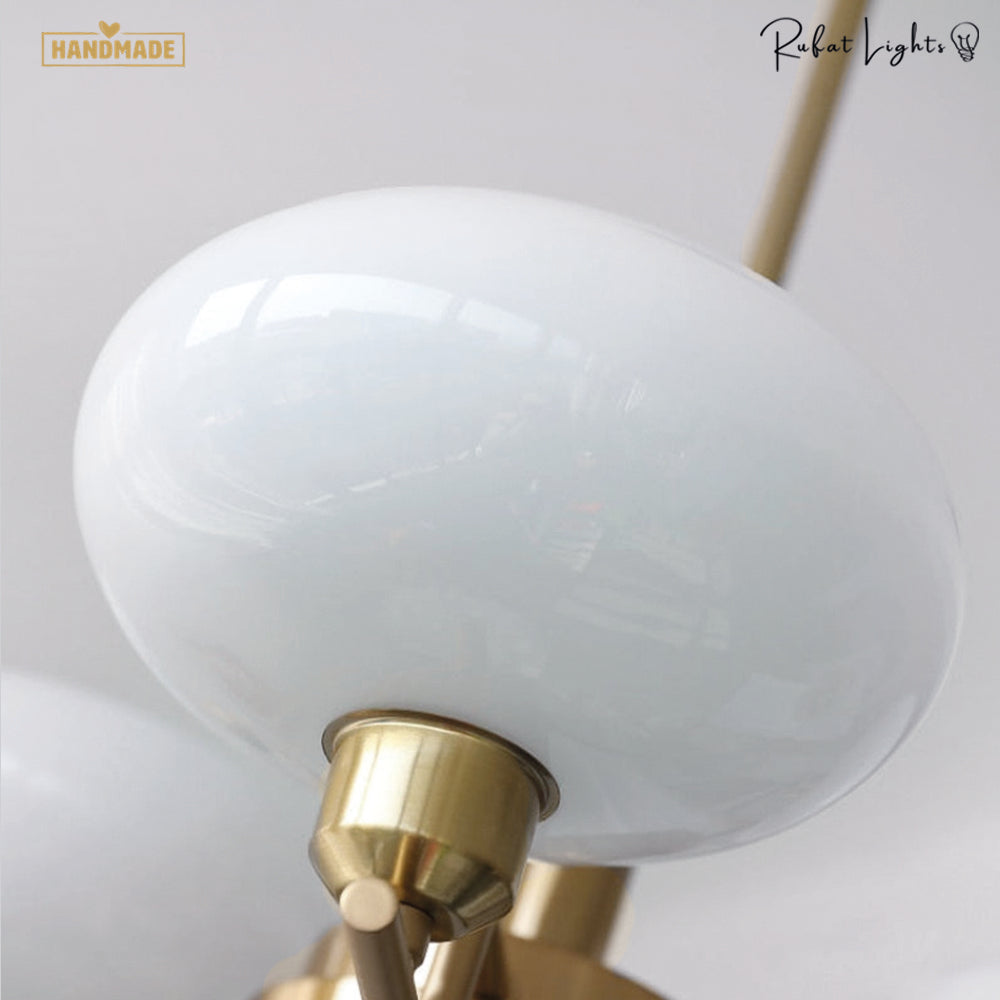 Bauhaus Modern French Chandelier