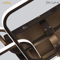 Rectangle Acrylic Aluminum Ceiling Chandeliers