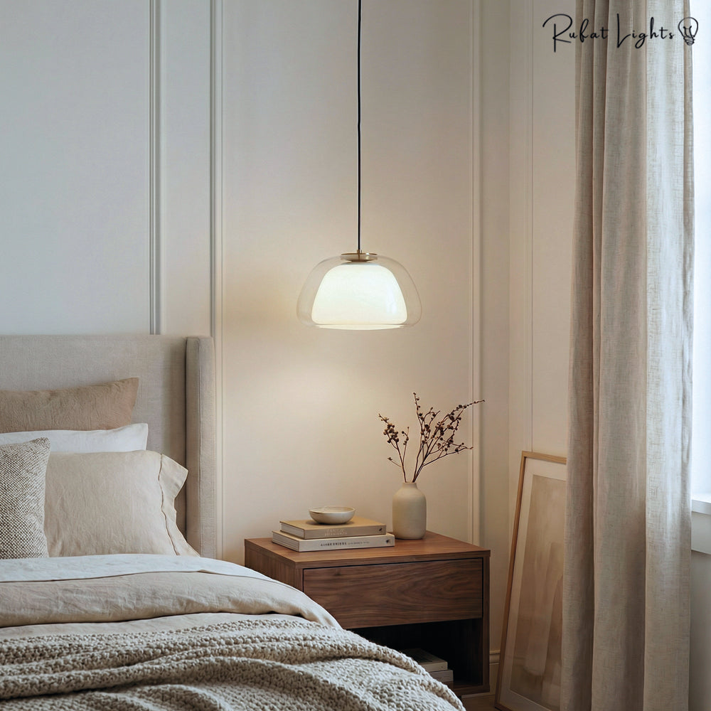 Denmark Design Double Glass Pendant Lamp