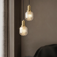 Contemporary LED Glass Pendant Light
