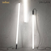 Sleek Modern Long Tube Pendant Light