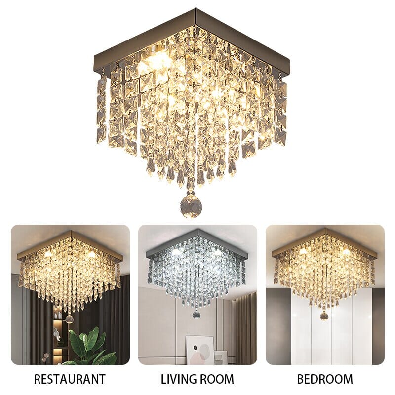 Modern Ceiling K9 LED Crystal Chandelier Lamp