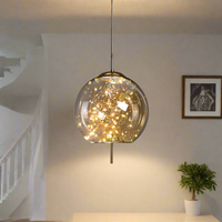 Luxury Glass Globe Sprinkle Pendant Light