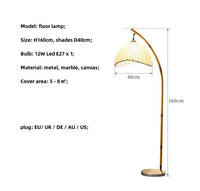 Nordic Imitation Bamboo Wabi Sabi Floor Light