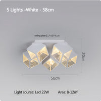 Modern LED Gypsophila Ceiling Chandeliers