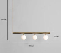 Modern Branch Globe Pendant Minimalist Light Chandelier