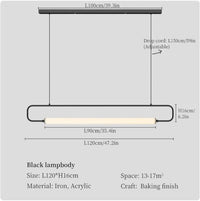 Modern LED Tube Pendant Lights