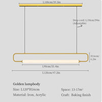 Modern LED Tube Pendant Lights