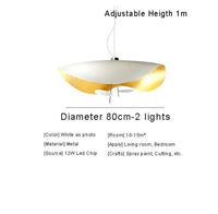 Retro Replica Design Flying Saucer Hat Pendant Lamp